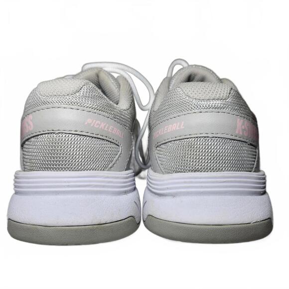 K-Swiss Women's Sneakers Size 7.5 Gray White Style 98552-023-M LOW - Picture 7 of 11